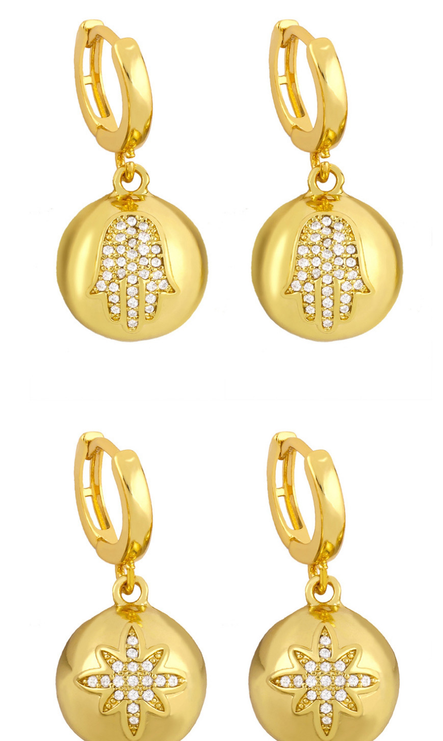 Fashion Palm Stars Moon Balls Diamonds Butterfly Love Heart Geometric Earrings,Earrings