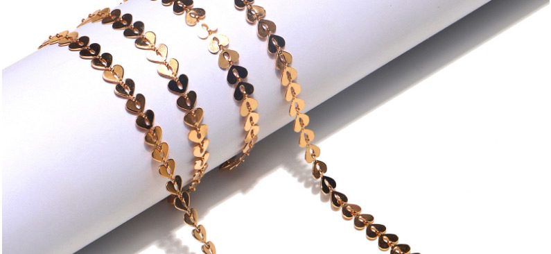 Fashion Golden Handmade Copper Peach Heart Chain Glasses Chain,Sunglasses Chain