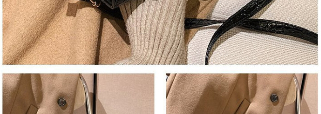 Fashion Coffee Color Lock Stone Pattern Flap One-shoulder Crossbody Bag,Shoulder bags
