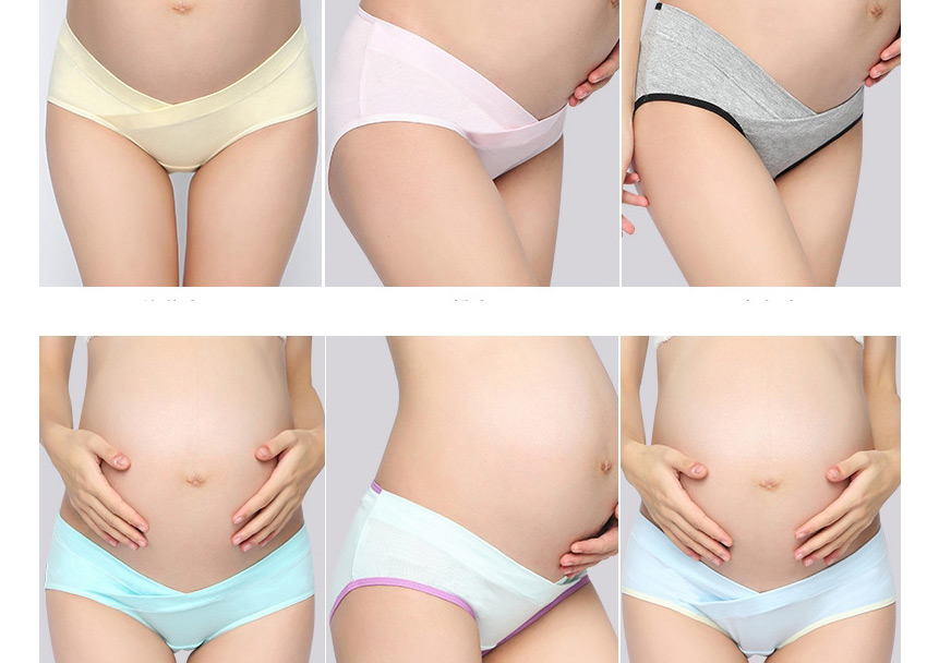 Fashion Color Large Size Cotton Underwear For Pregnant Women With Low Waist Support,SLEEPWEAR & UNDERWEAR