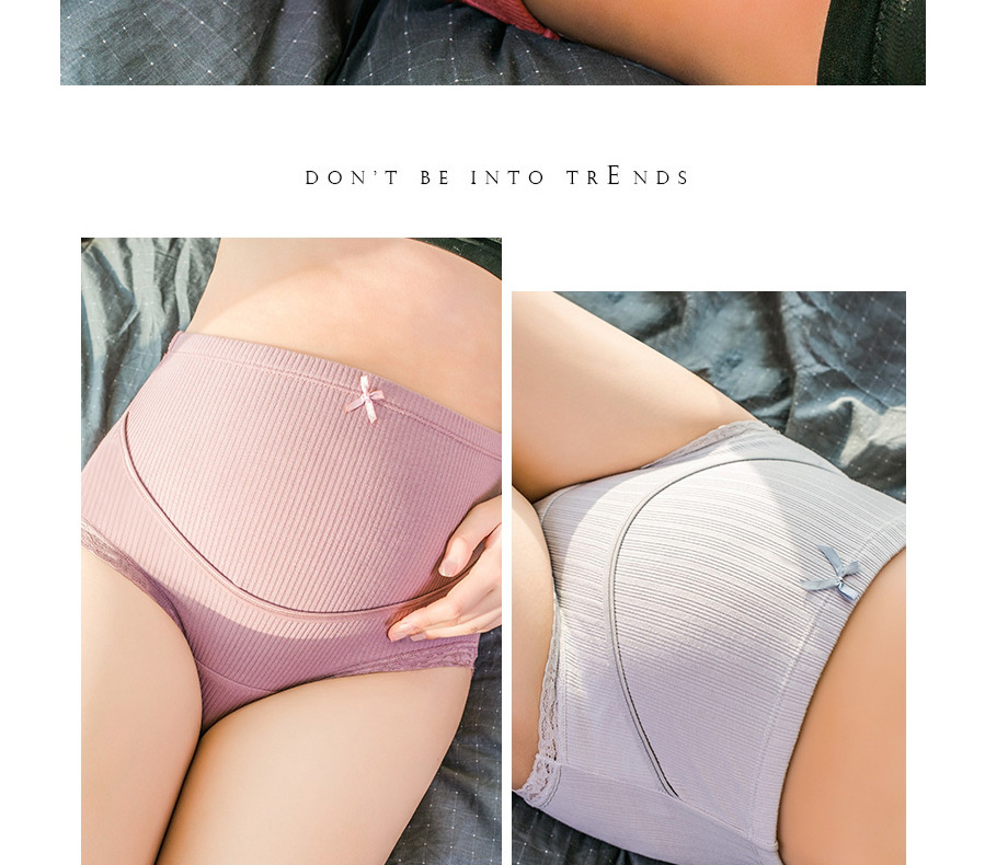 Fashion Taro High Waist Breathable Belly Lift Seamless U-shaped Maternity Panties,SLEEPWEAR & UNDERWEAR