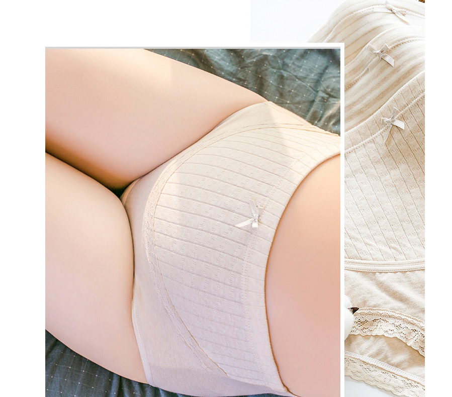 Fashion Gray High Waist Breathable Belly Lift Seamless U-shaped Maternity Panties,SLEEPWEAR & UNDERWEAR