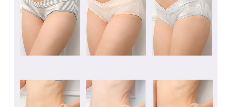 Fashion Color Cotton Complexion Low-waist Cotton Belly Lift Seamless Large Size U-shaped Maternity Panties,SLEEPWEAR & UNDERWEAR