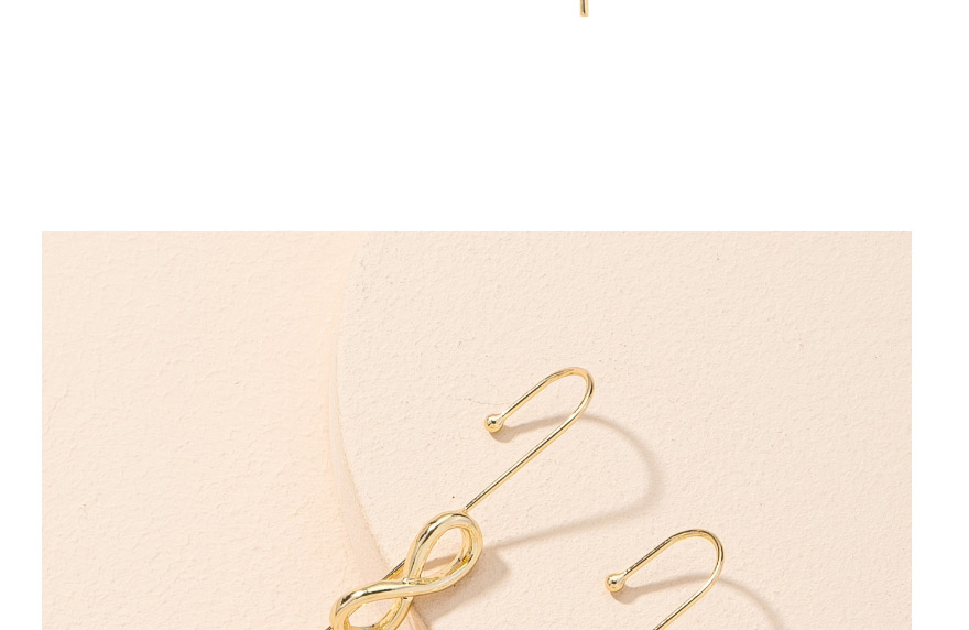 Fashion Bow Ear Hook Butterfly Combined With Gold Piercing Ear Hook,Stud Earrings