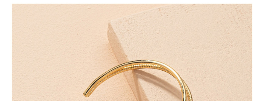 Fashion Gold Color Double Knot Buckle Alloy Open Bracelet,Fashion Bangles