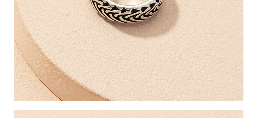 Fashion Ring Herringbone Weave Pattern Alloy Ring,Fashion Rings