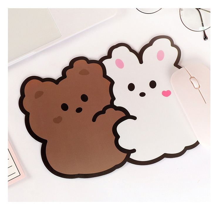 Fashion Modeling Mouse Pad-pudding Dog Bear Desktop Non-slip Padded Mouse Pad,Computer supplies