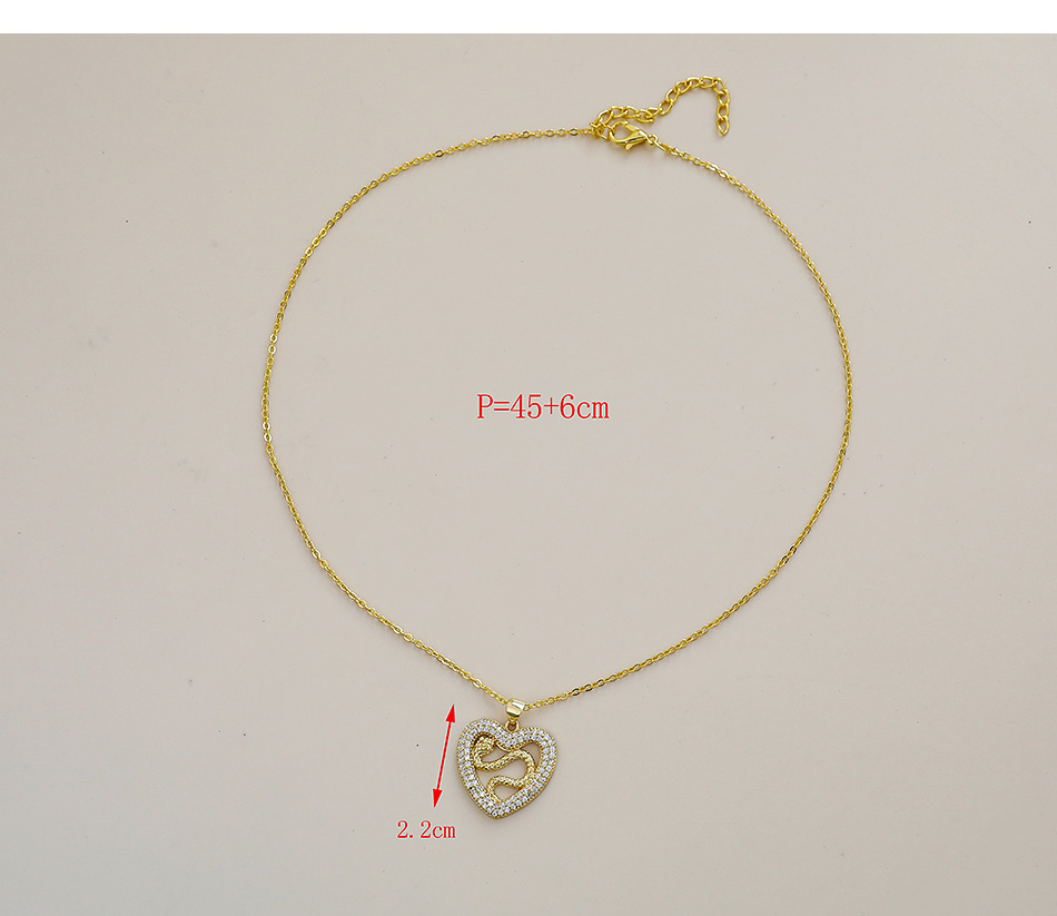 Fashion Golden Copper Inlaid Zircon Bull Head Necklace,Necklaces