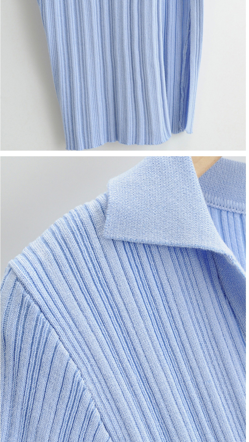 Fashion Khaki Solid Color Pit Strip Knit Short Sleeve Side Slit Dress,Long Dress