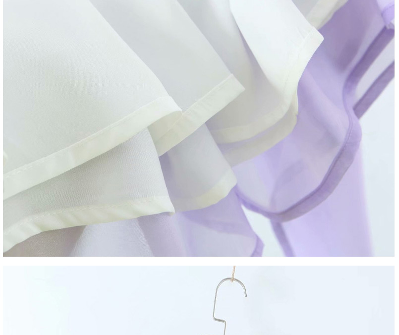Fashion Purple Twisted Puff Sleeve Dress,Mini & Short Dresses