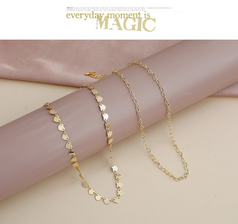 Fashion Golden Copper Love Necklace,Necklaces