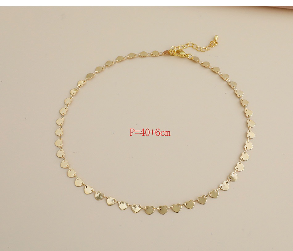 Fashion Golden Copper Hollow Heart Necklace,Necklaces