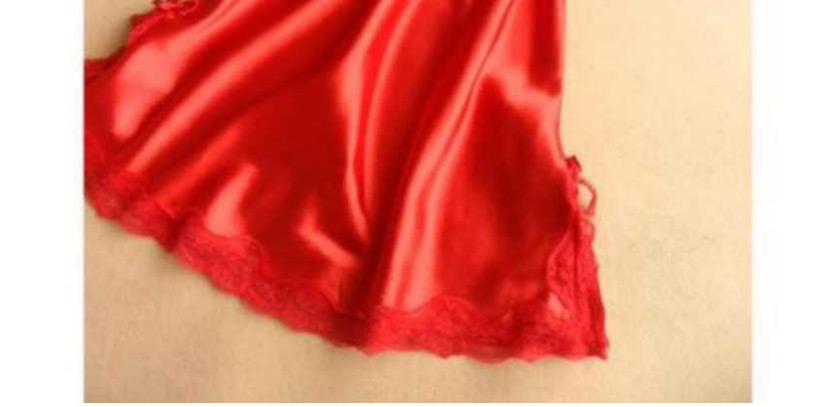 Fashion Red Oversized Lace Nightdress,SLEEPWEAR & UNDERWEAR