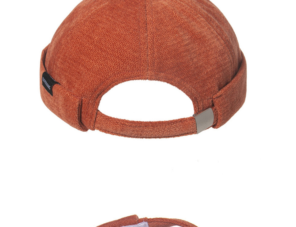 Fashion Brown Landlord Hat Without Brim,Sun Hats