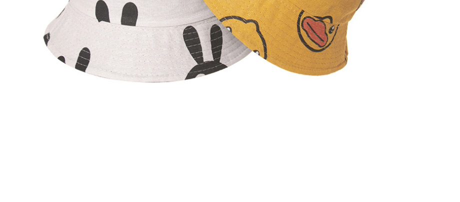 Fashion Duck Printed Duck And Rabbit Fisherman Hat,Sun Hats