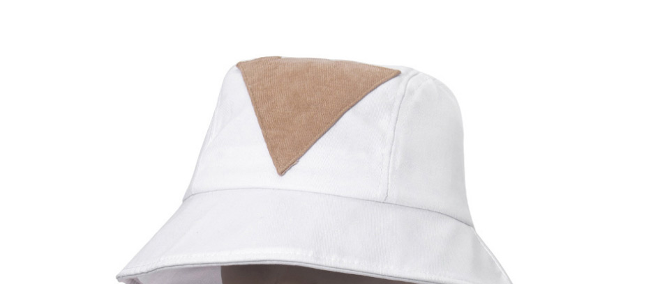 Fashion Khaki Arrow Arrow Stitching Contrast Color Fisherman Hat,Sun Hats