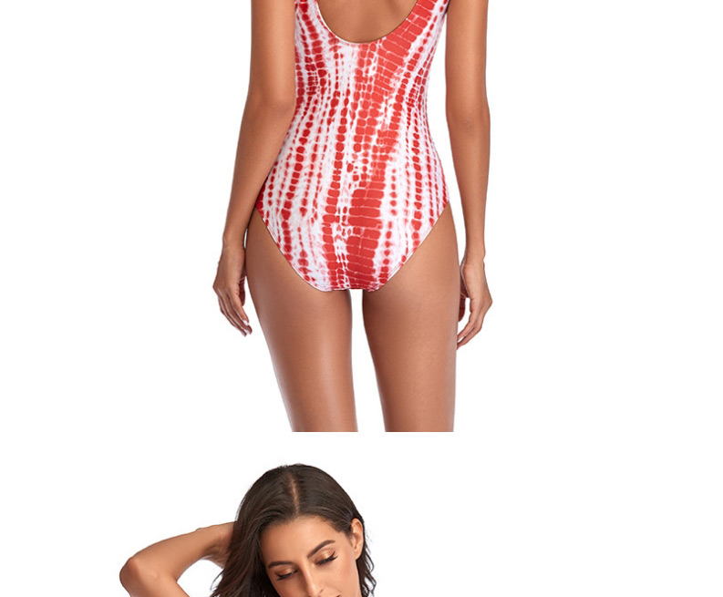 Fashion Vermicelli Solid Color Open Back Pleated One-piece Swimsuit,One Pieces