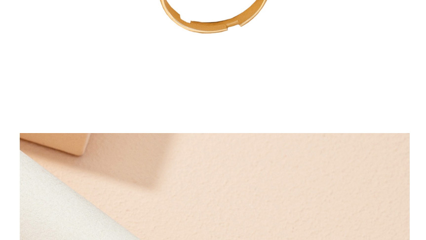 Fashion Golden Color Portrait Round Alloy Open Ring,Fashion Rings