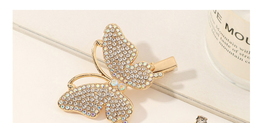 Fashion Suit Diamond Butterfly Alloy Hair Clip Set,Head Band