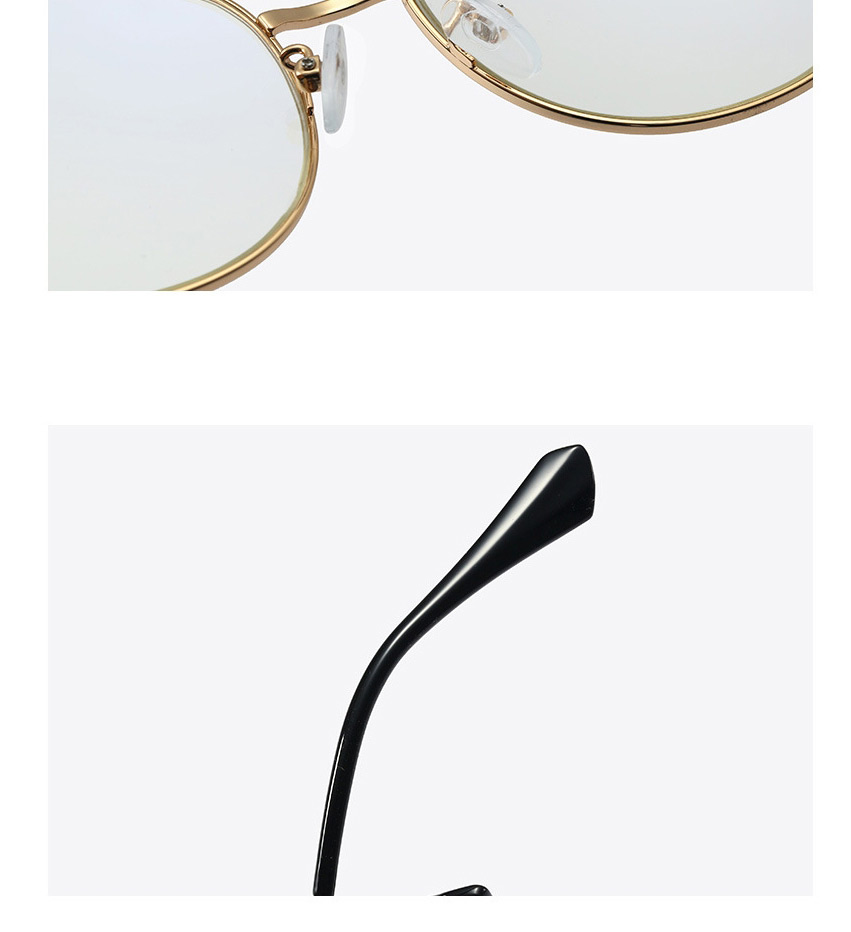 Fashion Leopard Print/anti-blue Light Metal Anti-blue Light Flat Mirror,Fashion Glasses
