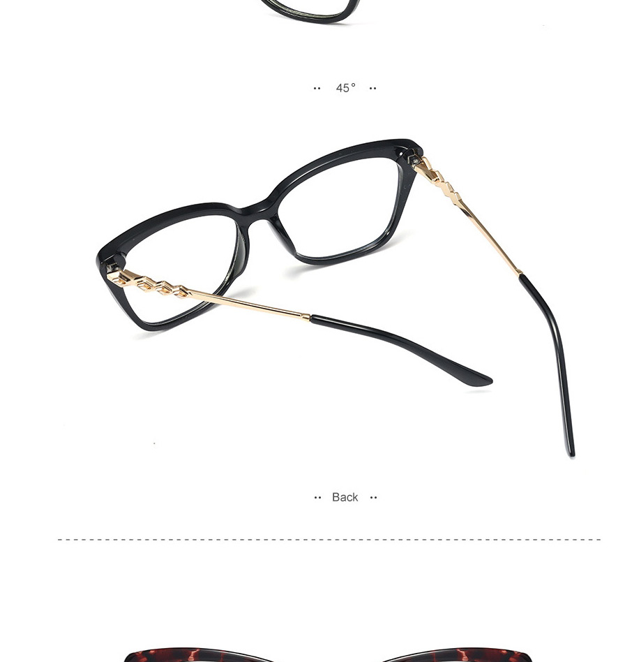 Fashion Amber/anti-blue Light Metal Spring Foot Frame Anti-blue Tr95 Full Frame Myopia Mirror,Fashion Glasses