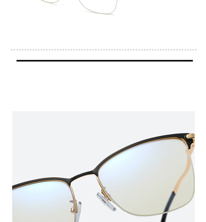 Fashion Leopard Print/anti-blue Light Square Spring Leg Anti-blue Light Glasses,Fashion Glasses