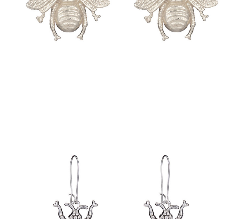 Fashion Gold Color Alloy Insect Bee Earrings,Drop Earrings