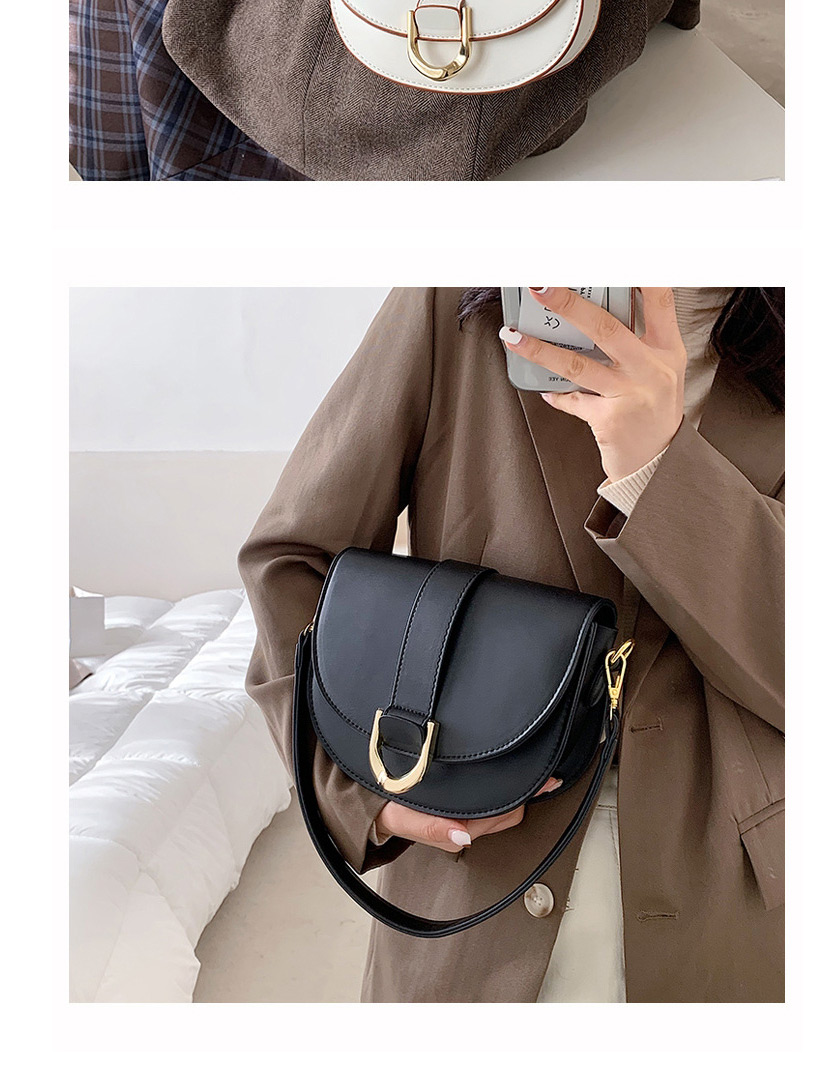 Fashion Brown Crossbody Underarm Saddle Bag,Messenger bags