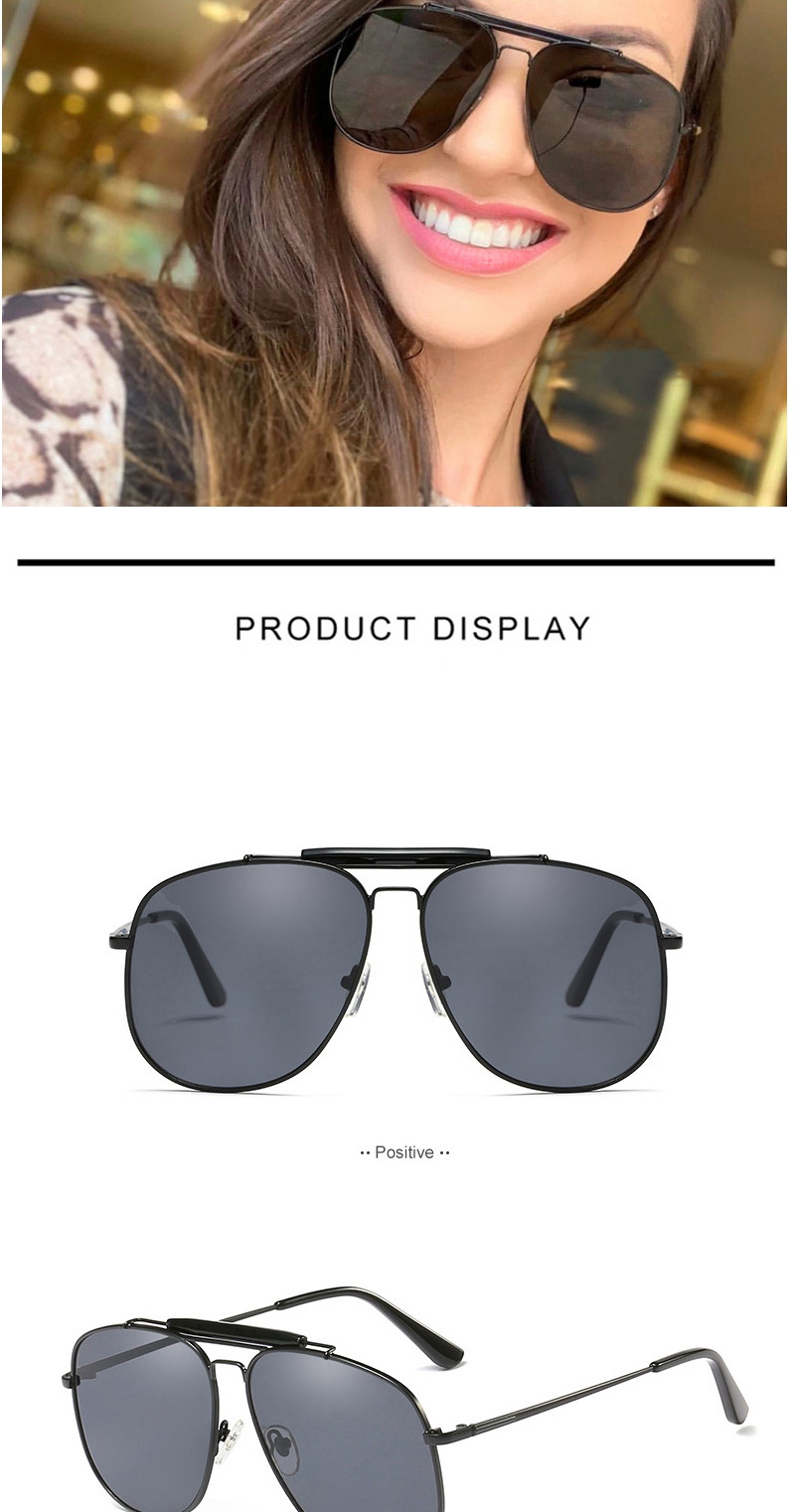 Fashion C3 Gold/powder Tablets Candy-colored Metal Sunglasses,Women Sunglasses