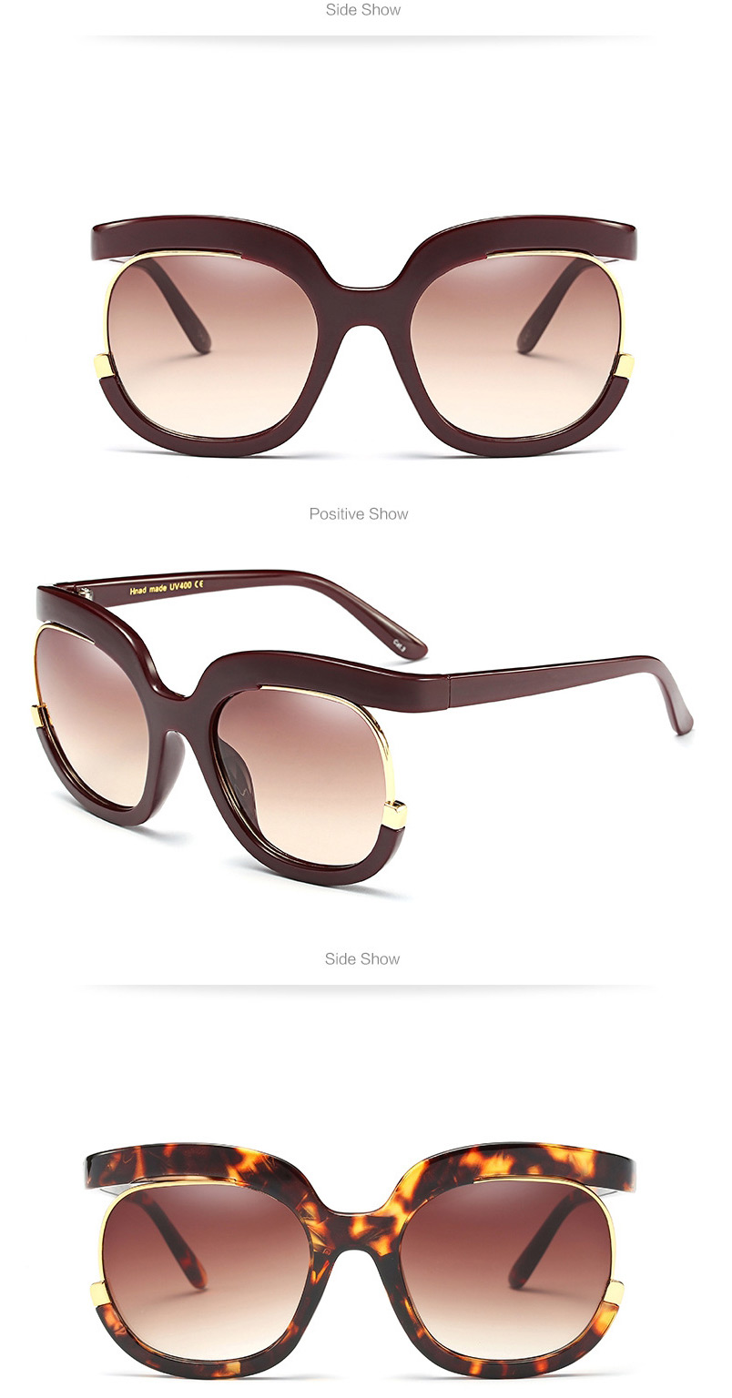 Fashion C3 Blue/gradient Gray Large Frame Sunglasses,Women Sunglasses