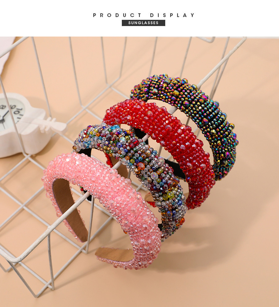 Fashion Champagne Sponge Resin Beads Headband,Head Band