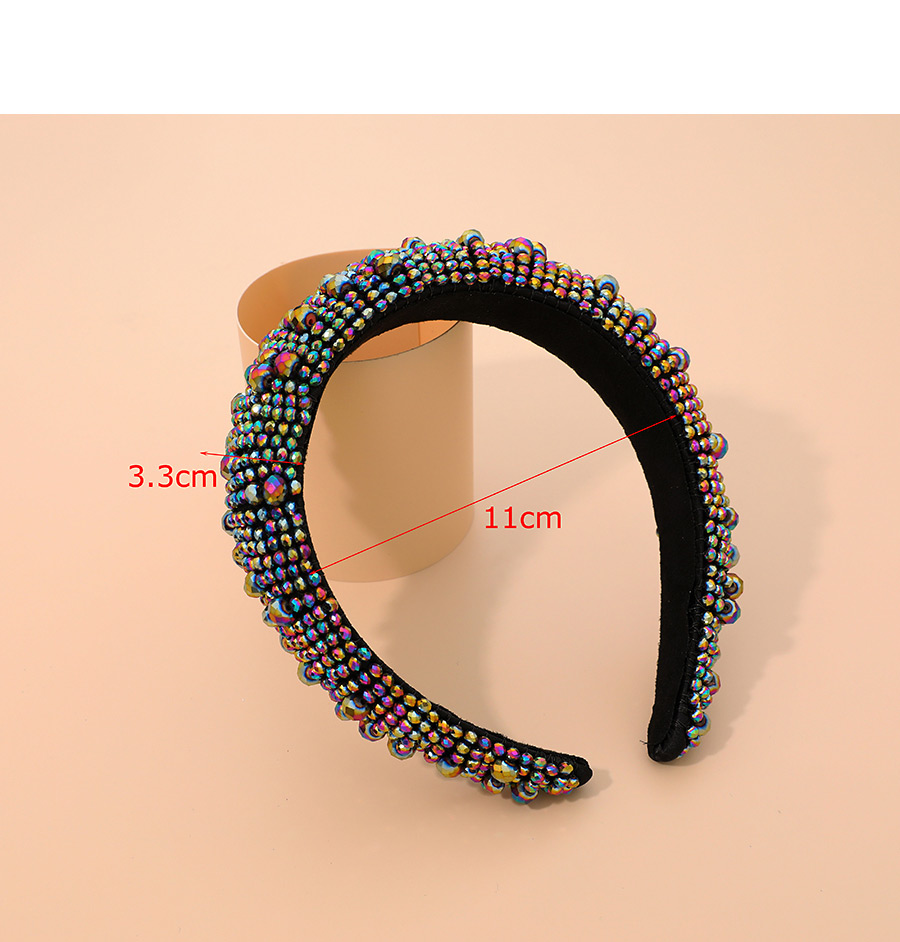 Fashion Black Sponge Resin Beads Headband,Head Band