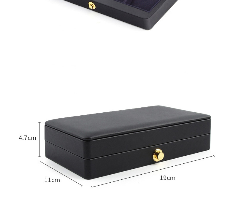 Fashion Green Leather 8-bit Jewelry Storage Box,Jewelry Packaging & Displays