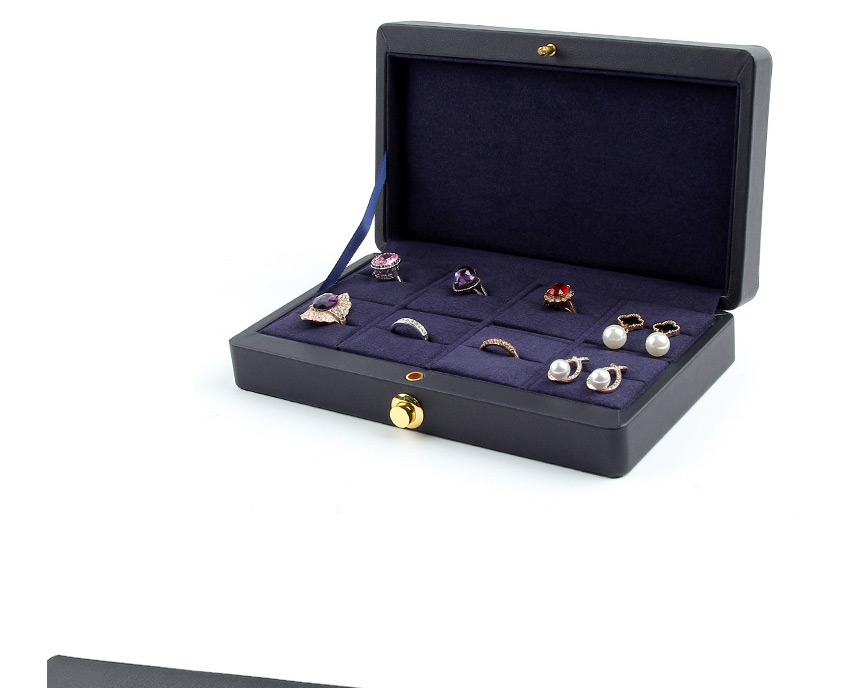 Fashion Pink Leather 8-bit Jewelry Storage Box,Beads