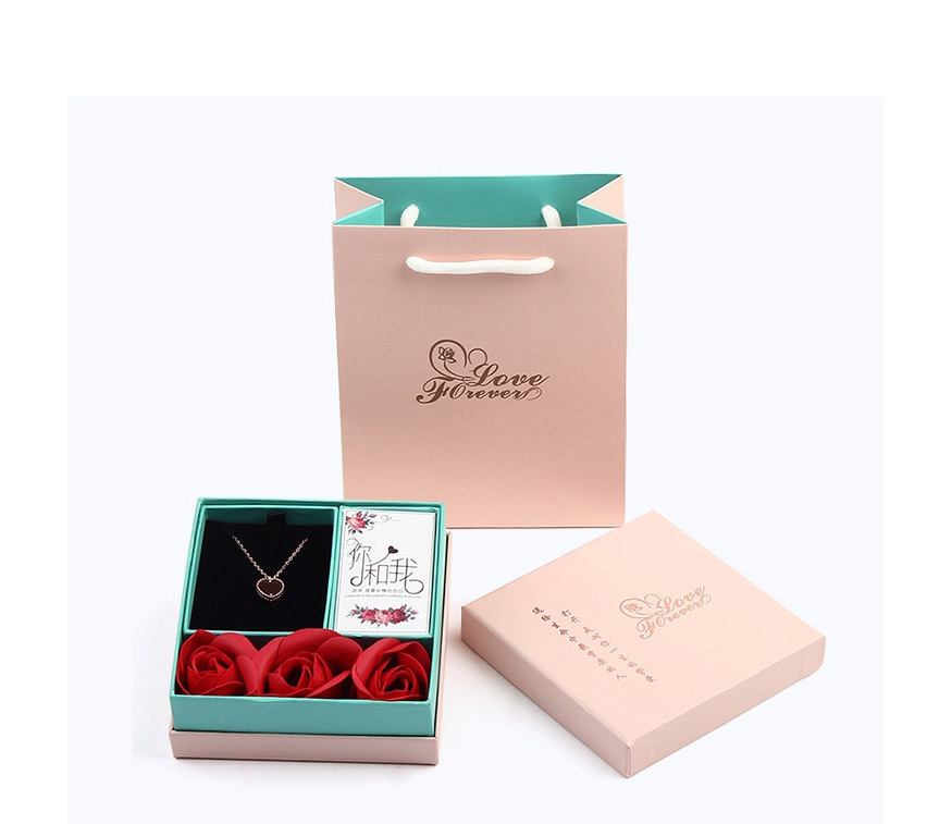 Fashion Color Preserved Flower Rose Packaging Box,Beads