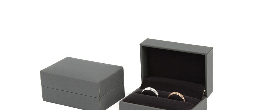 Fashion Dark Grey Pendant Box Paper Jewelry Packaging Box,Beads