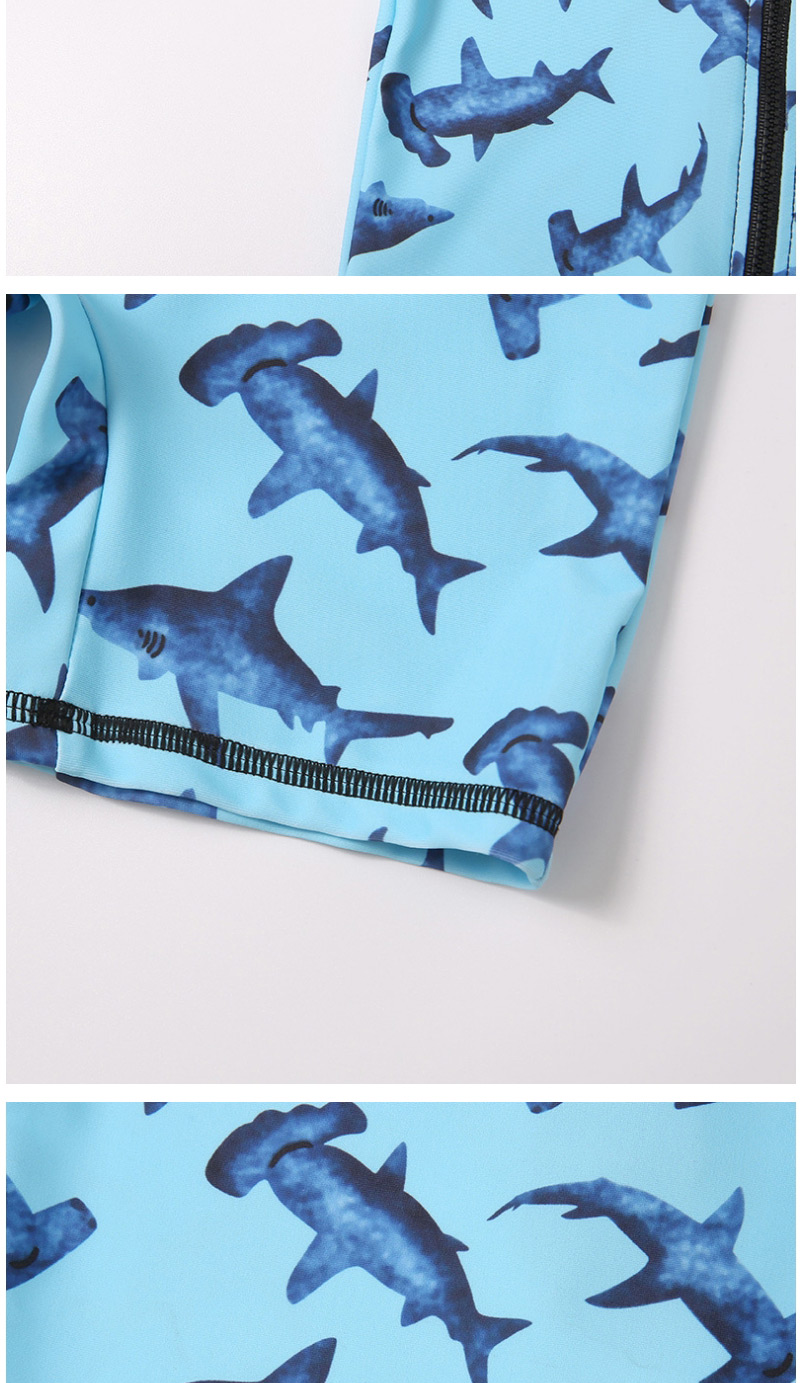 Fashion Blue Shark Childrens Blue Shark Split Swimsuit,Kids Swimwear