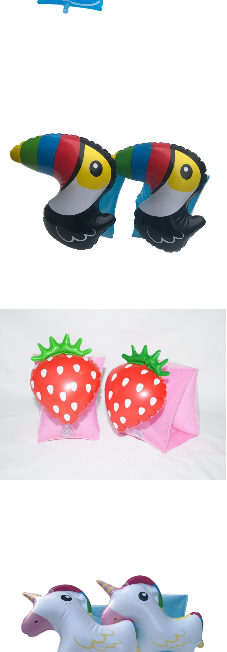 Fashion Strawberry Arm Ring (boxed) Strawberry Arm Ring Children Swimming Ring,Swim Rings