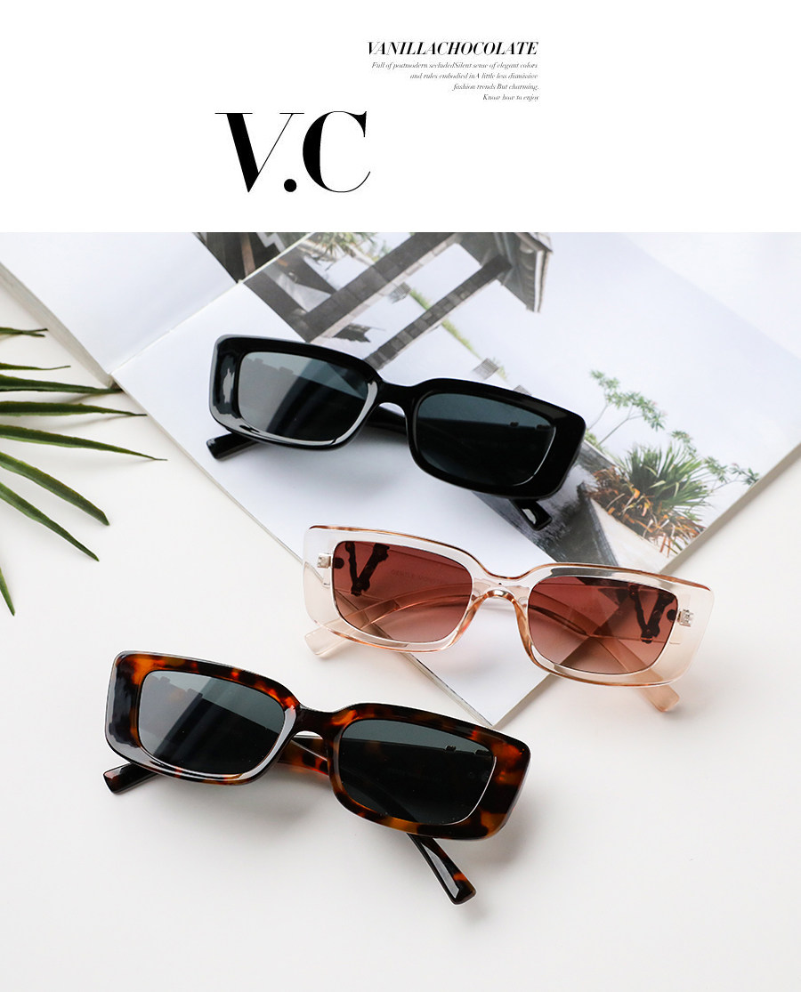 Fashion Light Pink Resin Geometric Sunglasses,Women Sunglasses