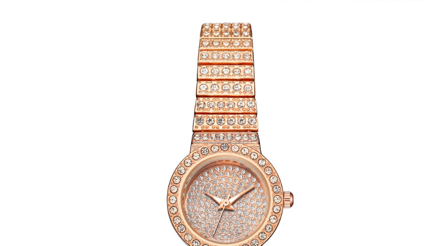 Fashion Rose Gold Diamond Gypsophila Watch,Ladies Watches