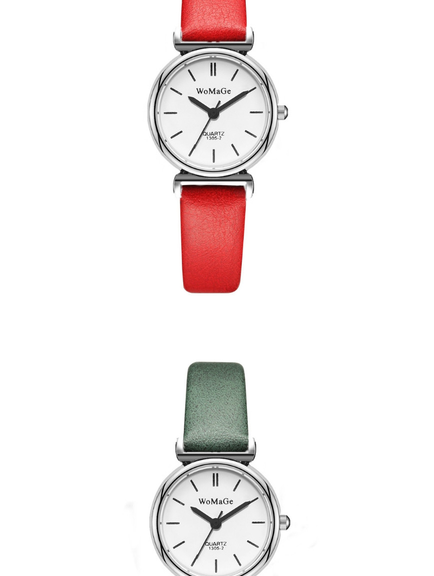 Fashion Red Scale Thin Strap Watch,Ladies Watches