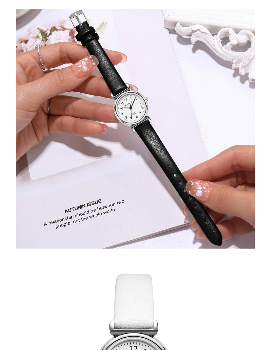 Fashion White Strap Quartz Watch,Ladies Watches