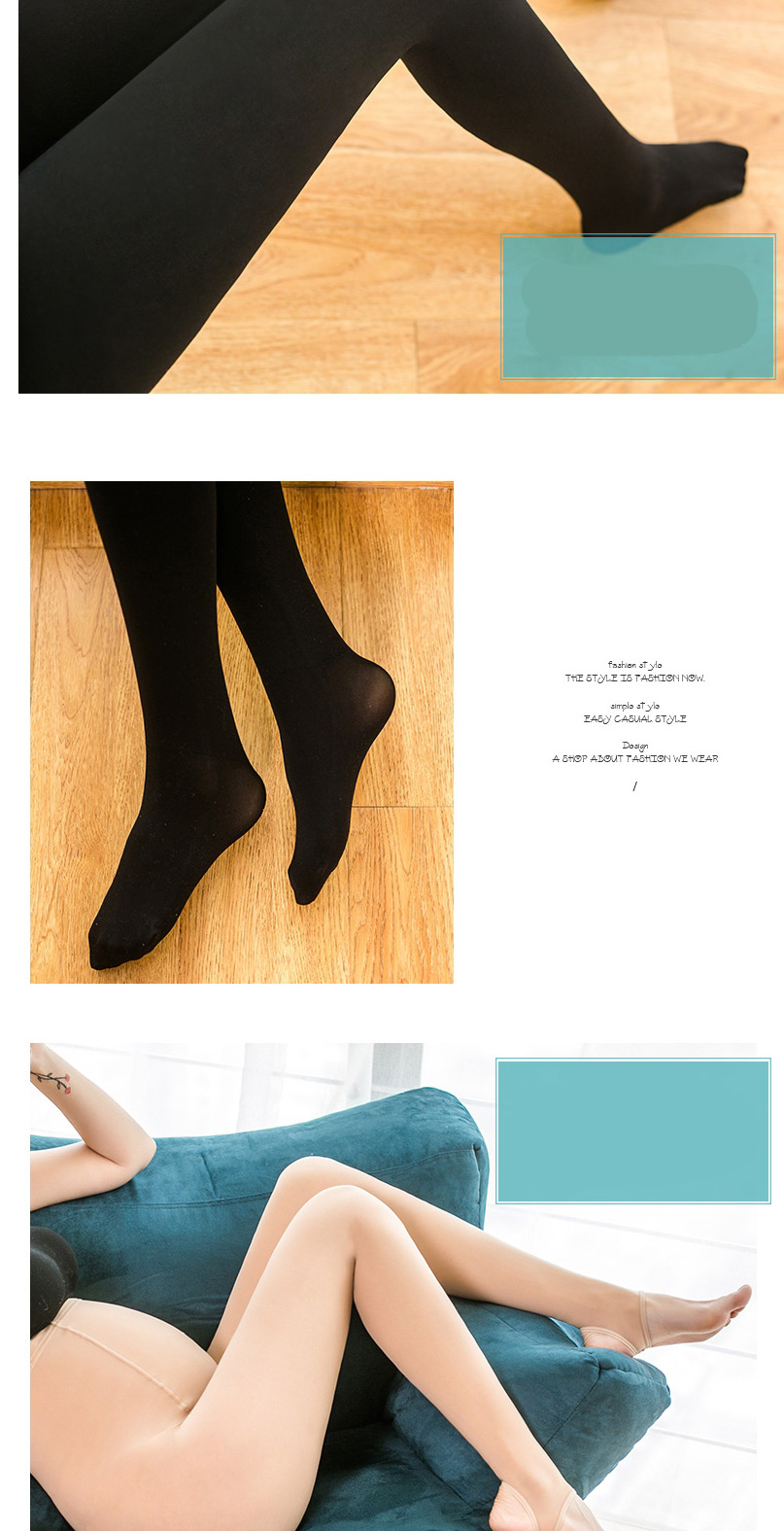 Fashion Black With Feet (plus Velvet) Abdomen Support And Feet Plus Velvet Plus Velvet Pantyhose For Pregnant Women,SLEEPWEAR & UNDERWEAR
