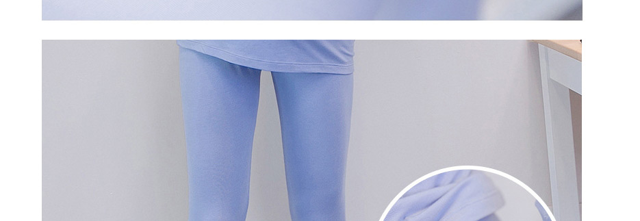 Fashion Taro Belly Support And Warm Maternity Pajamas,SLEEPWEAR & UNDERWEAR
