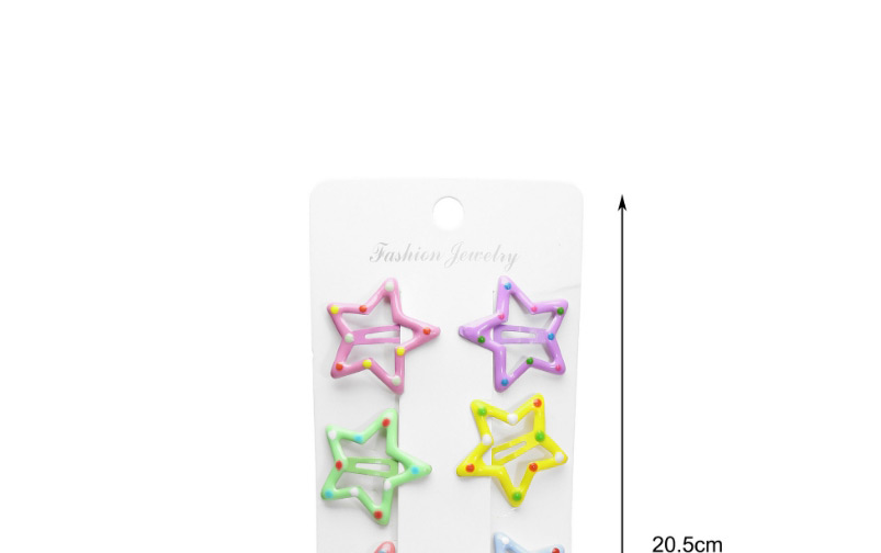 Fashion Color 1 Five-pointed Star Hairpin,Hairpins