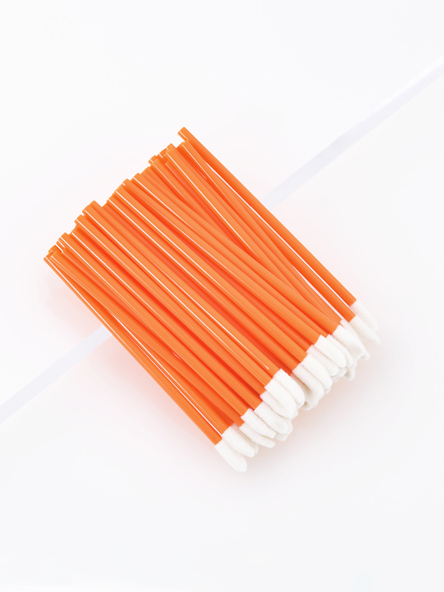 Fashion Orange Disposable Lip Brush 50pcs,Beauty tools