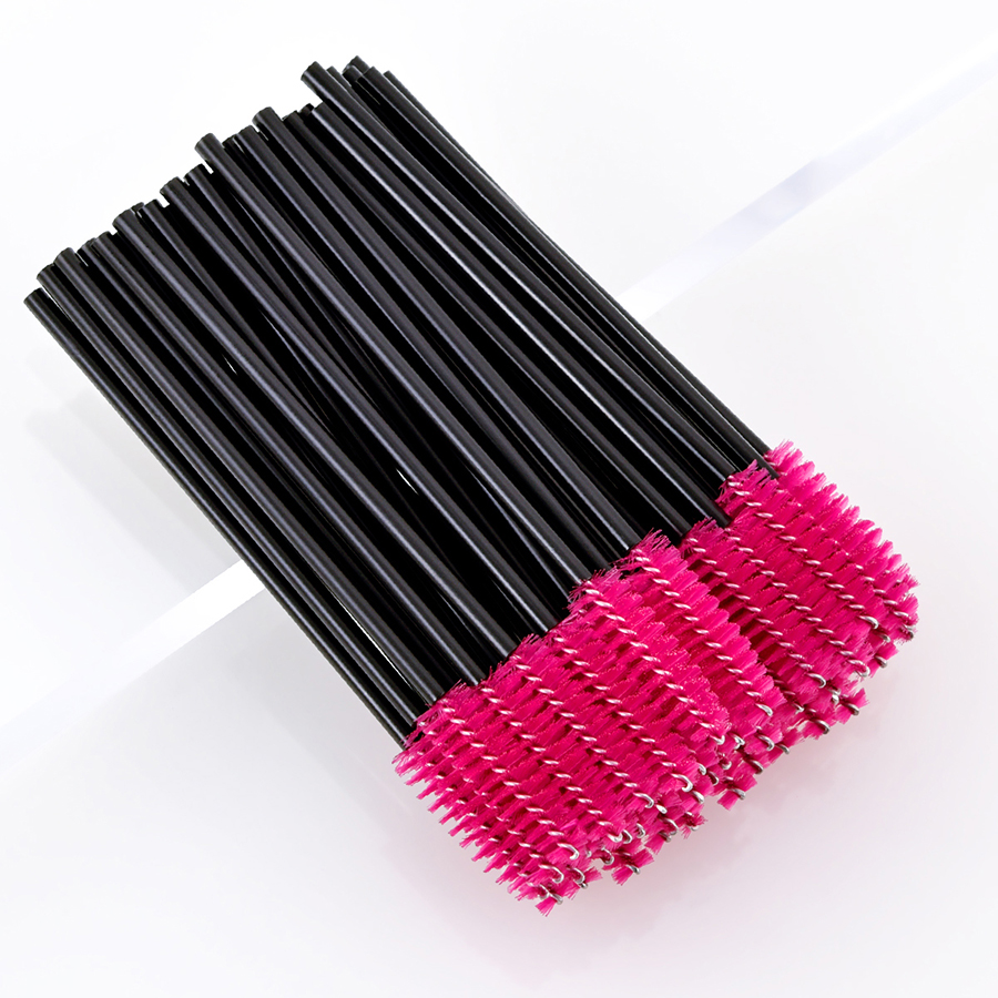 Fashion Black Rose Disposable Eyelash Brush 50pcs,Beauty tools
