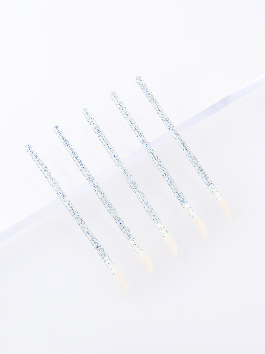 Fashion Light Blue Disposable Lip Brush Crystal 50pcs,Beauty tools