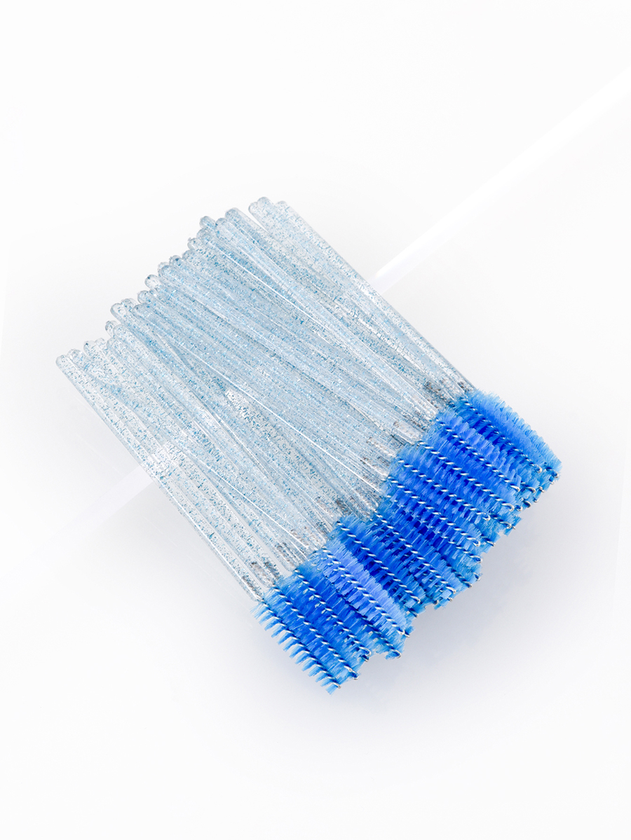 Fashion Gouache Disposable Eyelash Brush Crystal 50pcs,Beauty tools
