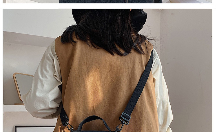 Fashion Black Canvas Crossbody Shoulder Bag,Messenger bags